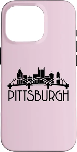 Vista 42 de iPhone 16 Pittsburgh Skyline 412 Steel City Case