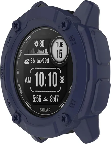 Vista 5 de TenCloud Funda compatible con Garmin Instinct 2X Solar Case Protector Funda protectora 1.969 in diseñada para Garmin Instinct 2X Solar Tactical 5