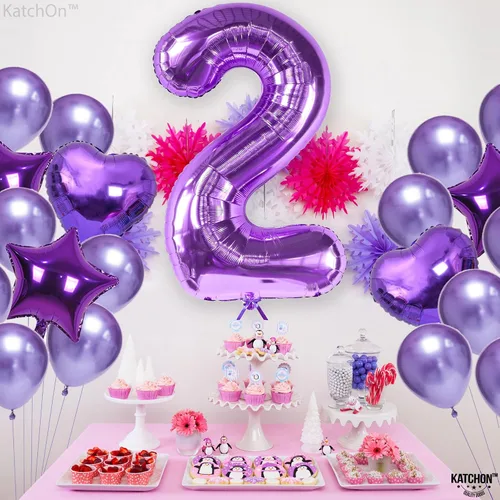 Vista 326 de KatchOn Globo negro del número 1 de 40 pulgadas, globo de feliz cumpleaños Large Mylar Number One Balloon for 1st Birthday Decorations, Foil