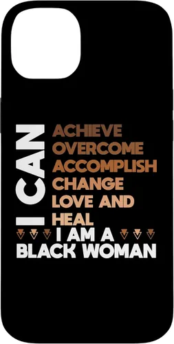 Vista 14 de iPhone 11 Pro Max poderoso negro mujer afirmación afroamericana orgullo caso