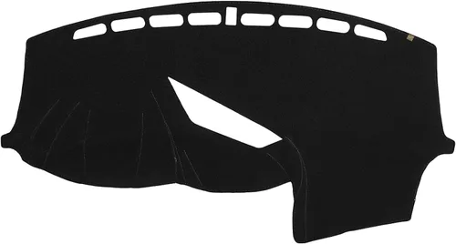 Vista 8 de AUQDD Funda de Cubierta de Tablero Compatible con 2004 2005 2006 2007 2008 2009 2010 Toyota Sienna, Alfombra de Tablero de Franela Negra Negro