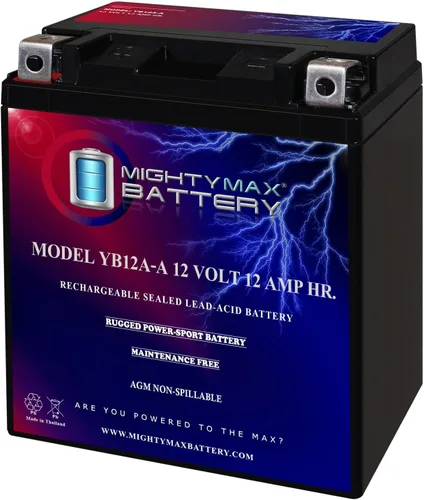 Vista 10 de Mighty Max Battery YB9A-A -12 voltios 9 AH, 130 CCA, batería de motocicleta SLA AGM sin mantenimiento recargable