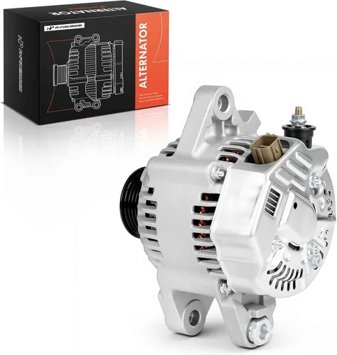 Vista 10 de A-Premium Alternador compatible con Toyota Tacoma 2005-2006, 2.7L, 12V 80A polea de 7 ranuras en el sentido de las agujas del reloj, reemplazo #