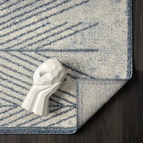 Vista 8 de LUXE WEAVERS Alfombra geométrica azul 2x8