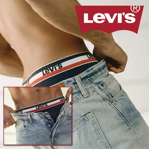 Vista 3 de Levi's - Calzoncillos tipo bóxer para hombre, transpirables, elásticos, 4