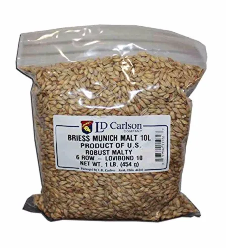 Vista 11 de Briess 26-QVZH-HVSI Grano de malta de cerveceros estadounidenses para elaboración de cerveza y cerveza casera 1 lb. (2 filas de cerveceros), marrón