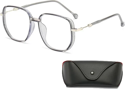 Vista 8 de Gafas de lectura bifocales, gafas de lectura de luz anti-azul portátiles de moda para mujer Negro