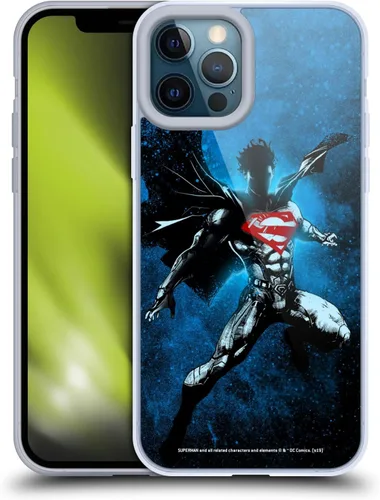Vista 46 de Head Case Designs Officially Licensed Superman DC Comics Collage 80th Anniversary Gel Case [Military Grade Protection] Compatible with Apple iPhone