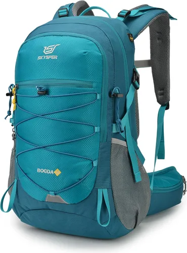 Vista 10 de SKYSPER Mochila de Senderismo para Hombres y Mujeres, Mochila de Viaje de 35L Impermeable Mochila de Camping Mochila Ligera para Exteriores Mochila