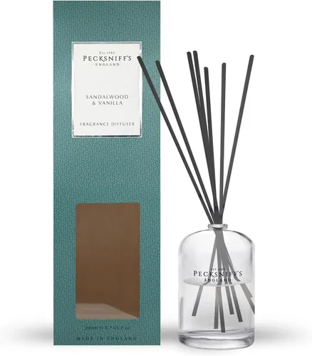 Vista 14 de Pecksniffs Classic - Juego de difusor de 3.4 fl oz Lujoso aroma difusor de fragancia de flor de jengibre y pachulí Aceites perfumados