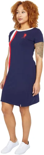 Vista 2 de U.S. Polo Assn. Vestido de camiseta con diseño de banderines