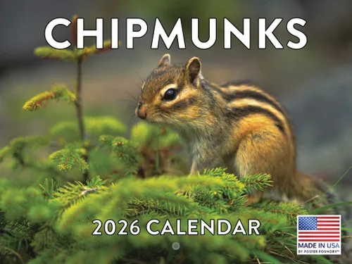 Vista 146 de Calendario mensual de pared de alpaca 2025 Fabricado en Estados Unidos