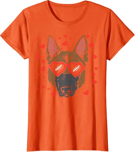 Vista 45 de Camiseta de regalo para perro con cara de pastor alemán, Negro, S