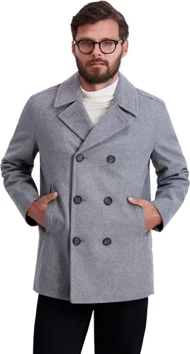 Vista 12 de Nautica Men's Wool Blend Peacoat – Double-Breasted Winter Coat, Regular, Big & Tall Sizes