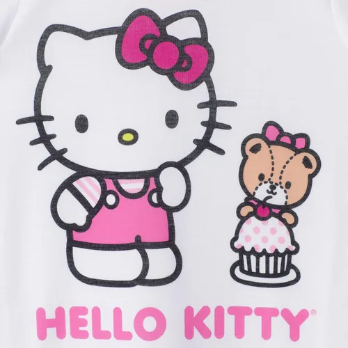 Vista 6 de Hello Kitty Girls Pajama Pants and Sleep Shirt Sets 4 Piece PJ Top and Bottom Sleepwear Set for Girls Pajamas for Kids