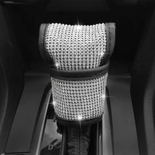 Vista 7 de 2 piezas de almohadillas para cinturón de seguridad con cristal brillante, fundas para cinturón de seguridad de coche con brillo, accesorios
