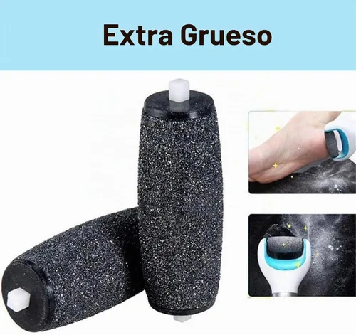 Vista 2 de 12 cabezales de repuesto extra gruesos de repuesto compatibles con Amope Pedi recargas de lima electrónica de pie