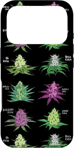 Vista 30 de Weed Pattern Kind of Weed Pot Stoner Marihuana Cannabis Leaf Case para iPhone 17