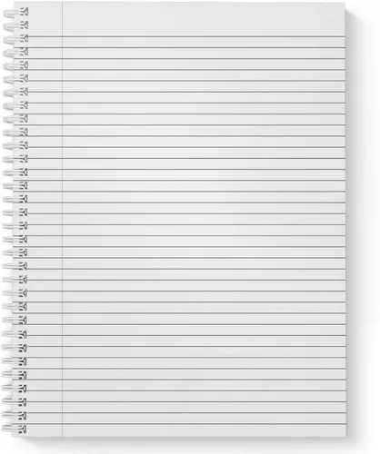 Vista 4 de Gotcha Covered Notebooks Cuaderno de tapa blanda Be Still And Know de 8.5 x 11 pulgadas, 120 páginas con rayas universitarias, cubierta laminada