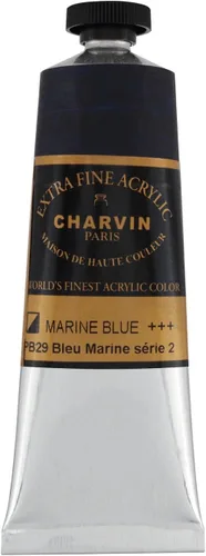 Vista 136 de Charvin Pintura acrílica profesional extrafina – verde absenta, tubo de 2.1 fl oz, pigmentos de triple fresado, resistente a la luz, pinturas