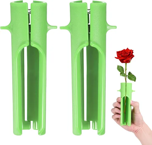 Vista 15 de M METERXITY Paquete de 1 herramienta peladora de espinas de rosas, pelador de espinas de hojas de tallo de rosa de metal para ramos, ramas