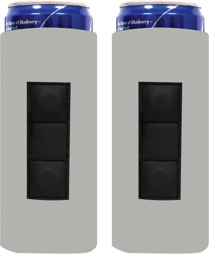 Vista 23 de QualityPerfection Funda magnética delgada para enfriar latas, cerveza/energía, 3 imanes vs 2 imanes, industria estándar, 12 onzas, tamaño delgado