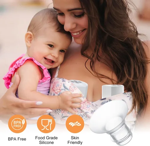 Vista 6 de 10 piezas de insertos de brida de 131517190.827 in, compatible con Momcozy S12 ProM5S9 Pro - Extractor de leche manos libres, uso