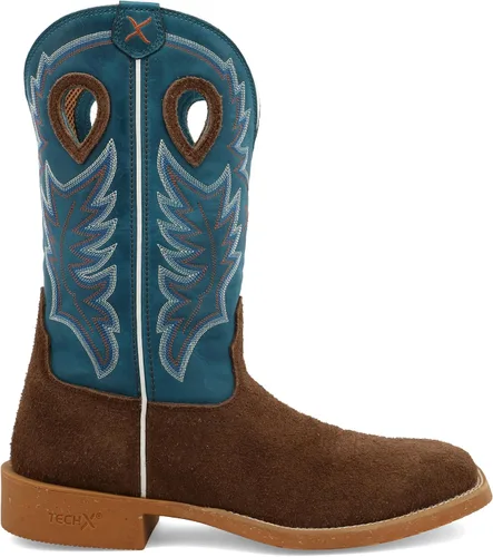 Vista 11 de Twisted X Botas Tech X para hombre de 12 pulgadas, botas occidentales casuales para hombre