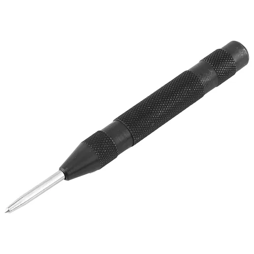 Vista 4 de Perforadora central automática de 5.12 pulgadas, perforadora de agujero central de metal con impacto de resorte ajustable para metal o madera