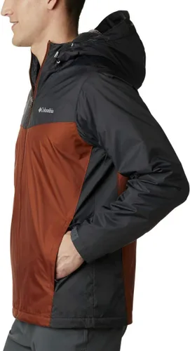 Vista 8 de Columbia Glennaker - Chaqueta impermeable de lluvia con forro de sherpa para hombre