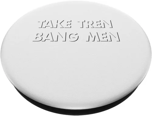 Vista 2 de Take Tren Bang Men Funny Bodybuilding Design Aesthetic PopSockets Swappable PopGrip