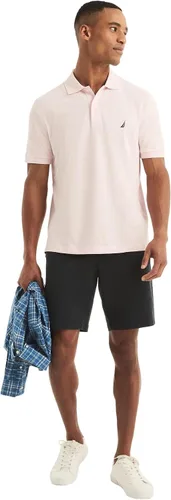 Vista 73 de Nautica playera polo clásica de mangas cortas, color sólido, para hombre