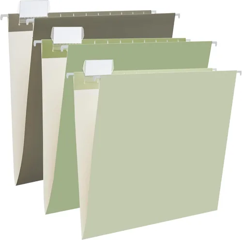 Vista 27 de Y YOMA Paquete de 6 Carpetas Colgantes con Degradado Tamaño Carta Carpetas Colgantes Decorativas Bonita Carpeta Organizadora para Gabinete