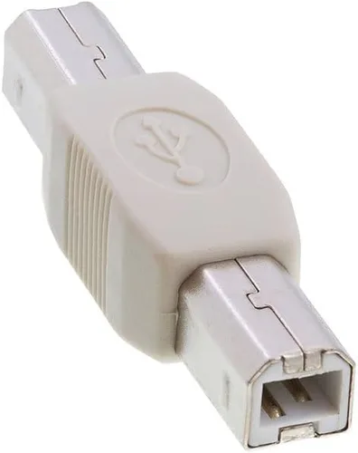 Vista 5 de Cmple - Adaptador USB B a B USB 2.0 hembra a hembra acoplador Jack a Jack Convertidor de conector para impresora Escáner de cable HDD Disco duro