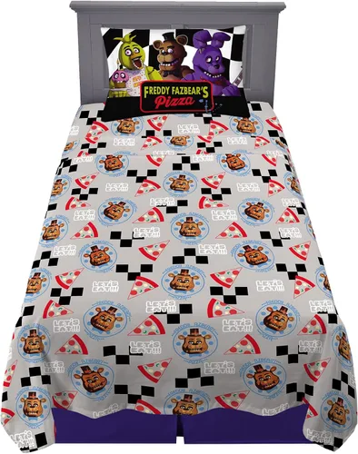 Vista 8 de Franco Ropa de cama para niños Juego de sábanas súper suaves, 3 piezas, tamaño individual, Hot Wheels