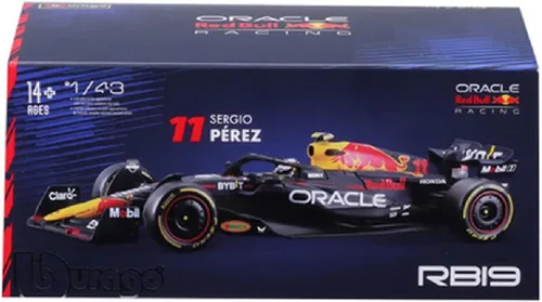 Vista 4 de Maisto Escala 1:43 Oracle Red Bull Racing RB19 Sergio Pérez #11 2023
