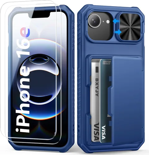 Vista 90 de BXYJY Funda tipo cartera para iPhone 15 Pro, tarjetero (4-5 tarjetas)