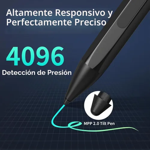 Vista 3 de Lápiz óptico para ASUS Transformer/Mini/ASUS Zenbook Flip/Pro/ASUS Vivobook Flip/Pro/Duo/ASUS Notebook, lápiz inclinable recargable MPP 2.0 con 4096