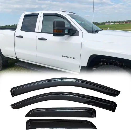 Vista 11 de Protectores de lluvia cromados para ventana GMC Terrain 94167Y 2010-2017