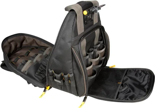 Vista 6 de Custom Leathercraft Mochila con luces y 53 bolsillos tecnológica L255