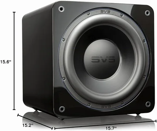 Vista 7 de SVS Subwoofer SB-3000 - Controlador de 13 pulgadas, 800 W RMS, potencia máxima de 2500 W, aplicación de control DSP - Piano Gloss Black