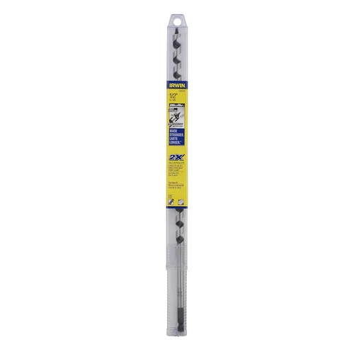 Vista 4 de IRWIN WeldTec 3043005 - Broca para madera (1/2 x 17 pulgadas) (paquete de 2)