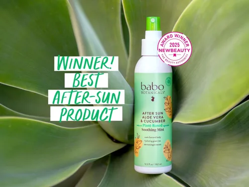 Vista 5 de Babo Botanicals After Sun - Aloe Vera y pepino - Para cara, cuerpo y piel sensible - Sin aerosol - Aplicación sin contacto - Verificado por EWG