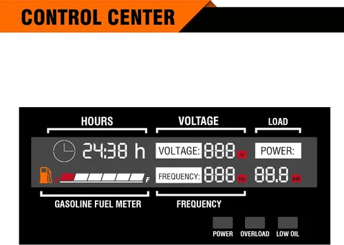 Vista 7 de GENMAX Generador inversor portátil, 3500 W súper silencioso con motor a gas o propano con capacidad paralela, arranque remoto/eléctrico, ideal