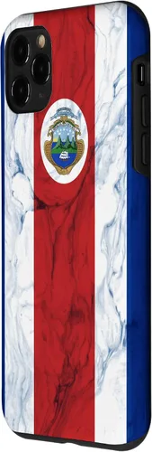 Vista 80 de Bandera de Costa Rica y fondo elegante - Funda del orgullo costarricense para iPhone 17