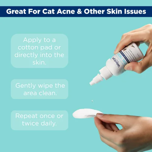 Vista 5 de Vetericyn Plus Feline Facial Therapy Ayuda curativa y reparación de la piel para diferentes necesidades de primeros auxilios de gatos, incluyendo
