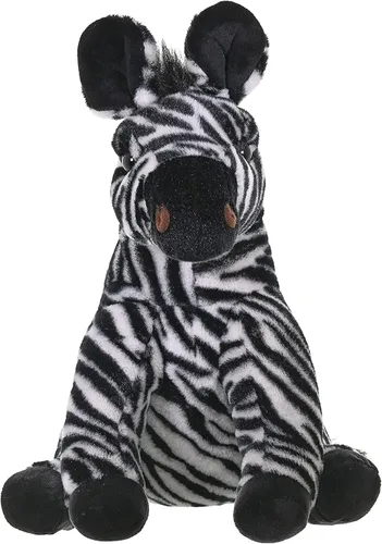 Vista 2 de Wild Republic Peluche de cebra, animal de peluche, regalos para niños, Cuddlekins de 12 pulgadas, multicolor