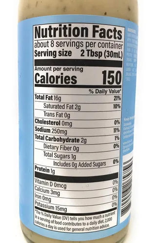 Vista 3 de Haks, Ensalada de Ensalada Rancho de Planta Orgánica, 8 Fl Oz