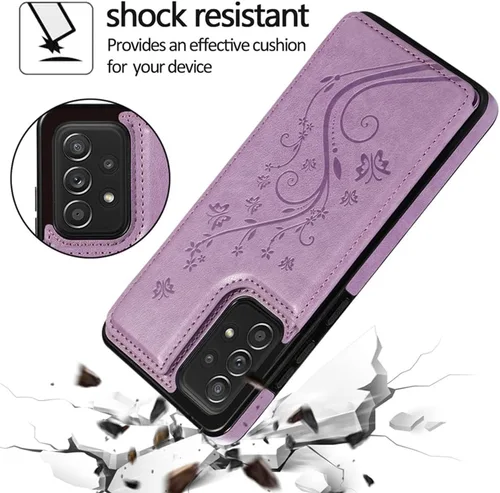 Vista 6 de Funda de teléfono tipo cartera para Samsung Galaxy Note 10 con ranura para tarjetas, funda de cuero con tapa para Samsung Galaxy Note 10 con soporte