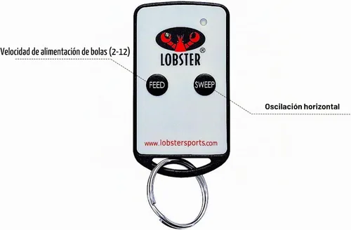 Vista 5 de Lobster Sports Pickleball Machine – Full-Featured – Adjustable Topspin, Backspin, & Lobs, Random Oscillation, Ball Speed (20-60MPH), Lightweight &